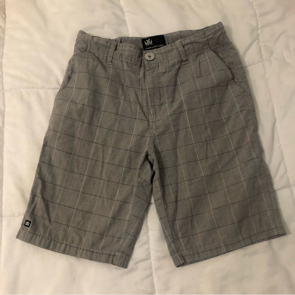Micros Boy Walking Shorts Size 12 Gray